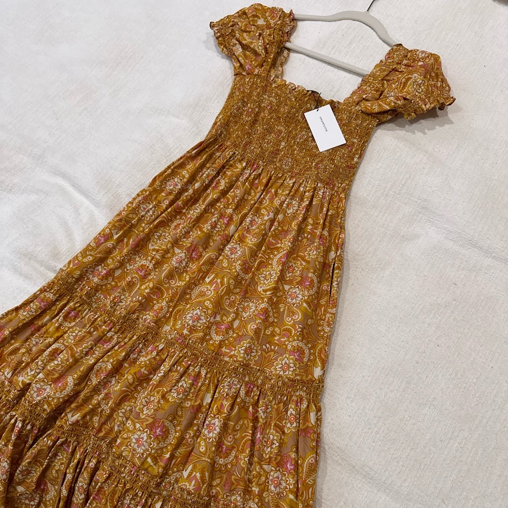 Yellow floral sundress